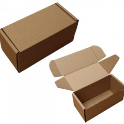 100 x Brown Postal Box - 8" x 4" x 4"