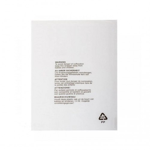 Clear Bags (Warning Print)