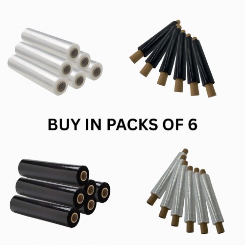 6 Roll Packs - Hand Stretch Film