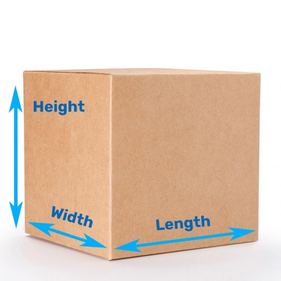 25 x Single Wall Box - 7" x 6" x 5" 